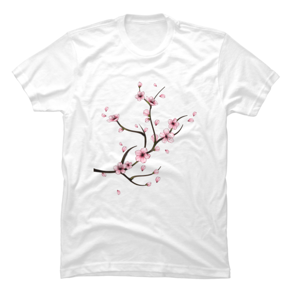 cherry blossom t shirt mens